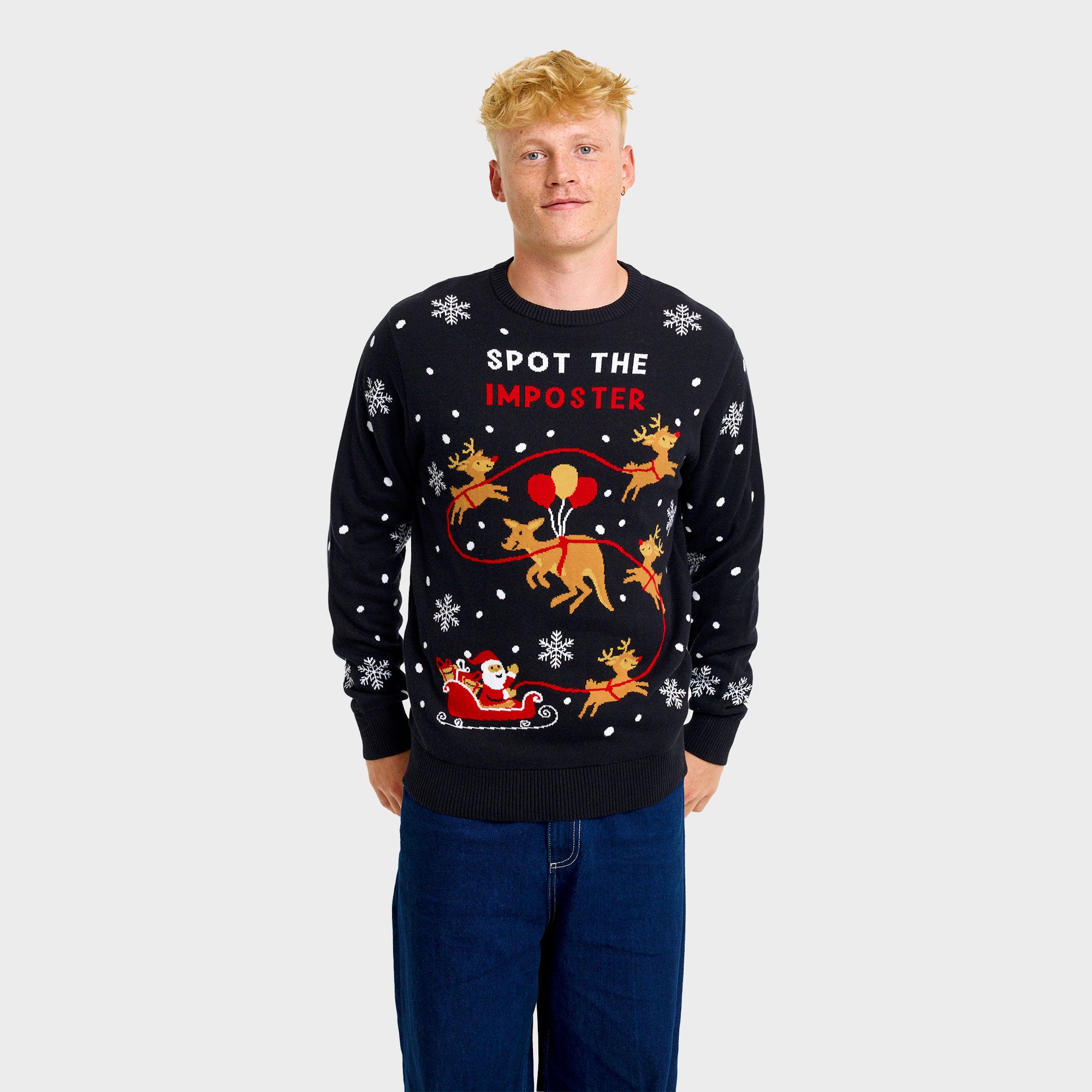 Imposter julesweater - Herre.
